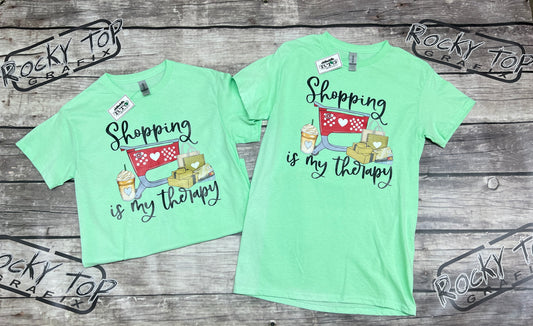 Shopping is my therapy shirt