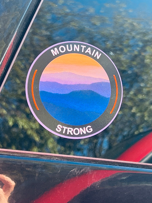 Mountain Strong Decal