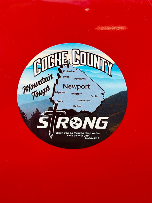 Cocke County Strong Decal