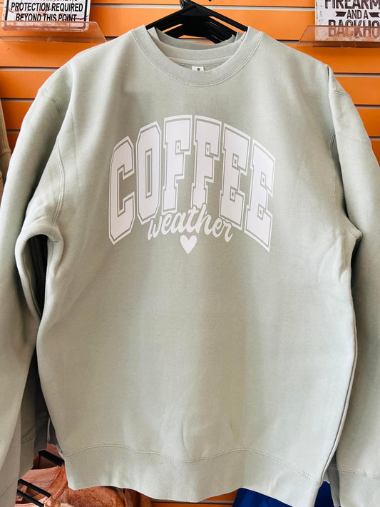 Coffee Weather Crewneck Sweatshirt